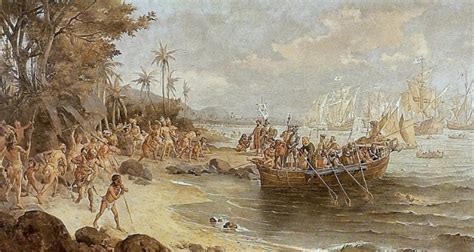 The Founding of São Vicente: A Portuguese Treaty and Indigenous Resistance in Early Colonial Brazil